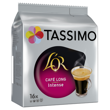 Café Capsules L'OR LONG INTENSE - compatible TASSIMO - x16