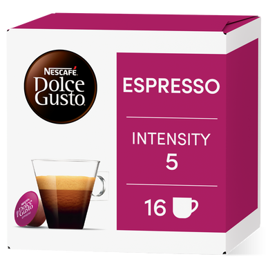 Café Capsules NESCAFE Espresso - compatible DOLCE GUSTO - x16