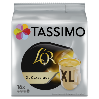 Café Capsules L'OR XL CLASSIQUE - compatible TASSIMO - x16