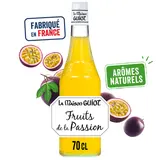 Sirop fruit de la passion la maison GUIOT, bouteille de 70cl