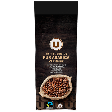 Café en grains dégustation pur arabica classique N°4 - 500g
