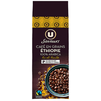 Café en grains Ethiopie 100% arabica - 500g