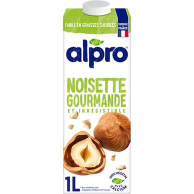 Boisson végétale noisette ALPRO -brique 1l