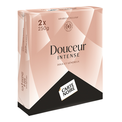Café moulu CARTE NOIRE Douceur Intense - 2x250g - 500g