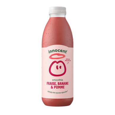 Smoothie fraise banane Sans sucres ajoutés - INNOCENT - 750ml