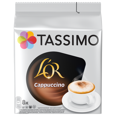 Café Capsules L'OR CAPPUCCINO - compatible TASSIMO - x8