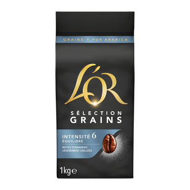 Café en grains L'OR Sélection Maison du Café N°6 - 1kg