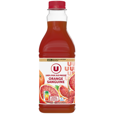 Pur jus réfrigéré d'oranges sanguines 90cl