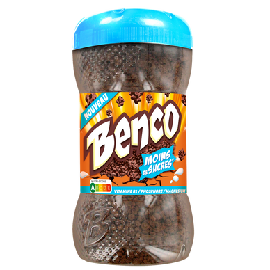 Poudre chocolatée instantanée - de sucre BENCO, 400g