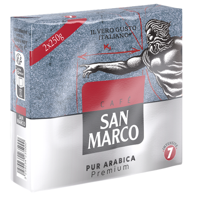 Café moulu SAN MARCO PUR ARABICA Premium N°7 - 500g