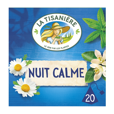 Infusion Nuit Calme La Tisanière 20 sachets