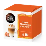 Café Capsules NESCAFE LATTE MACCHIATO CARAMEL - compatible DOLCE GUSTO- x16