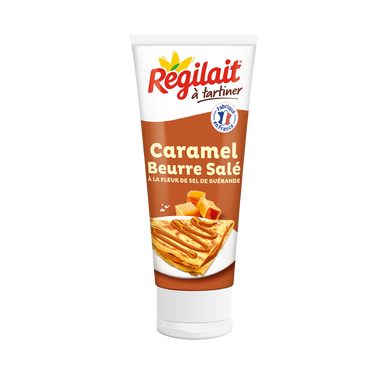 Caramel au beurre salé et à la fleur de sel de Guérande REGILAIT, tubede 300g