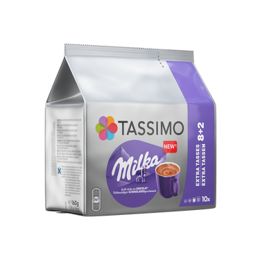 Chocolat dosettes TASSIMO MILKA - Compatible TASSIMO - x10