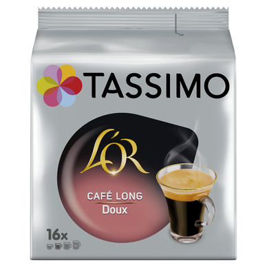 Café Capsules L'OR LONG DOUX - compatible TASSIMO - x16