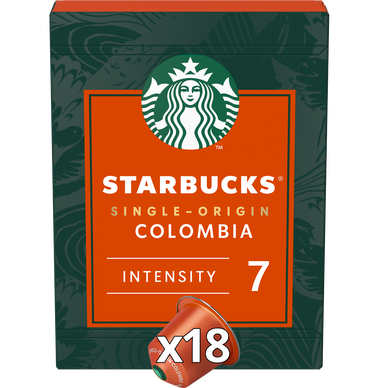 Café Capsules STARBUCKS COLOMBIA N°7 compatible NESPRESSO - x18