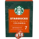 Café Capsules STARBUCKS COLOMBIA N°7 compatible NESPRESSO - x18