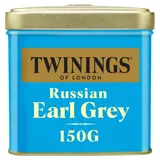 Thé Russian earl grey TWININGS, vrac boîte de 150g