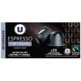 Café Capsules ESPRESSO FORTISSIMO N°9 - compatible NESPRESSO - x20