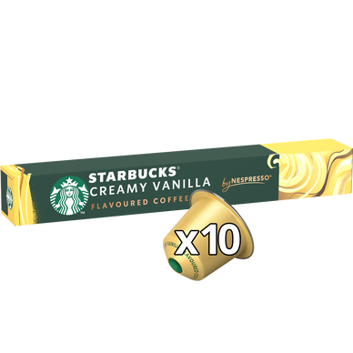 Café Capsules STARBUCKS CREAMY VANILLA - compatible NESPRESSO - x10