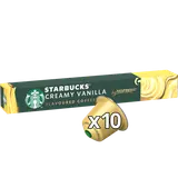 Café Capsules STARBUCKS CREAMY VANILLA - compatible NESPRESSO - x10