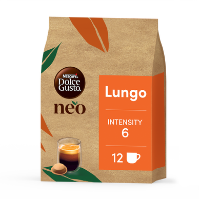 Café Capsules NESCAFE NEO LUNGO N°6 - compatible DOLCE GUSTO - x12