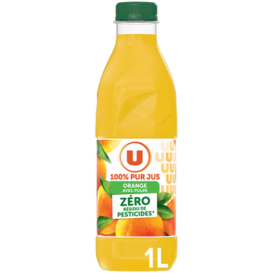 Pur jus d'orange avec pulpe ZRP pet 1L
