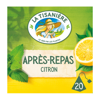 Infusion Après Repas Citron La Tisanière 20 sachets
