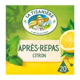 Infusion Après Repas Citron La Tisanière 20 sachets