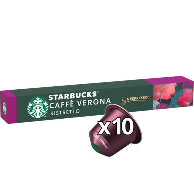 Café Capsules STARBUCKS CAFFE VERONA - Compatible NESPRESSO - x10