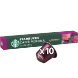 Café Capsules STARBUCKS CAFFE VERONA - Compatible NESPRESSO - x10