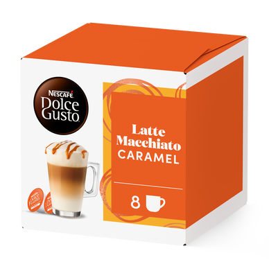 Café Capsules NESCAFE Latte Macchiato - compatible DOLCE GUSTO - x16