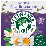 Infusion relaxation camomille et feuilles d'oranger ELEPHANT - 20 sachets - 32g