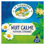 Infusion Nuit Calme Verveine La Tisanière 20 sachets