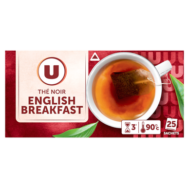 Thé English Breakfast  boîte de 25 sachets, 50g