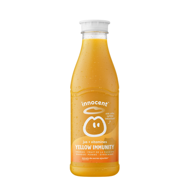 Pur jus réfrigéré plus yellow immunit Sans sucres ajoutés - INNOCENT -750ml