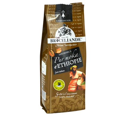 Café moulu BROCELIANDE 100% arabica moka - 250g