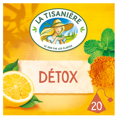 Infusion Détox La Tisanière 20 sachets