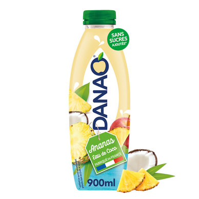 DANAO boisson aromatisée ananas coco 90cl