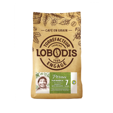 Café en grains LOBODIS pure origine Pérou N°7 - 500g