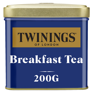 Breakfast tea intense TWININGS vrac, boîte métal 200g