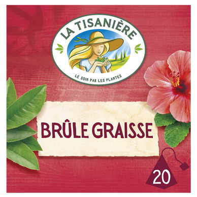 Infusion brule graisse LA TISANIERE, x 20 sachets, 36g