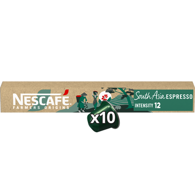 NESCAFE farmers origins South Asia Nespresso x 10 caps 46g