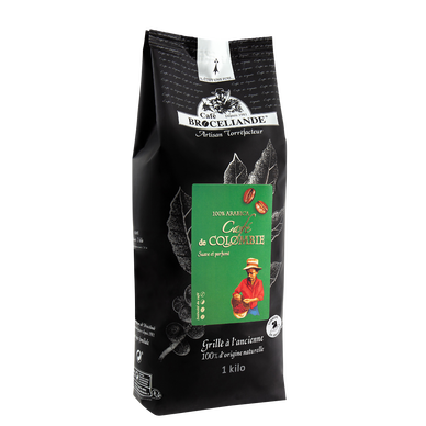Café en grains BROCELIANDE Colombie - 1kg