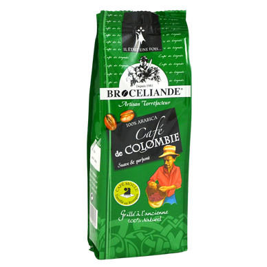 Café moulu BROCELIANDE 100% arabica Colombie - 250g
