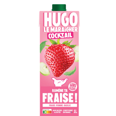 Cocktail ramene ta fraise HUGO LE MARAICHER 1L
