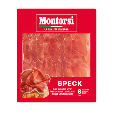I Freschi chiffonnade Speck MONTORSI, 100g