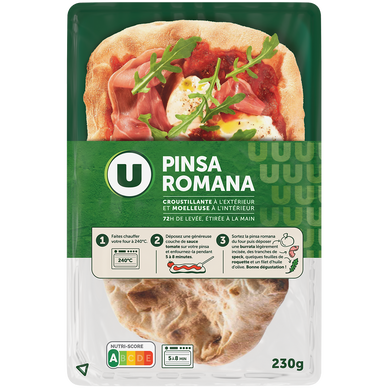 Base Pinsa Précuite et prête à être garnie - 230g