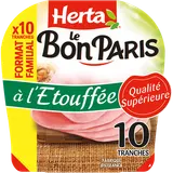 Jambon à l'Etouffée HERTA Le Bon Paris 10 Tranches - 425g