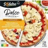 Pizza à l'italienne 4 formaggi SODEBO, 380g